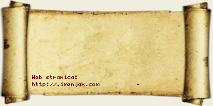 Kristina Unjić vizit kartica